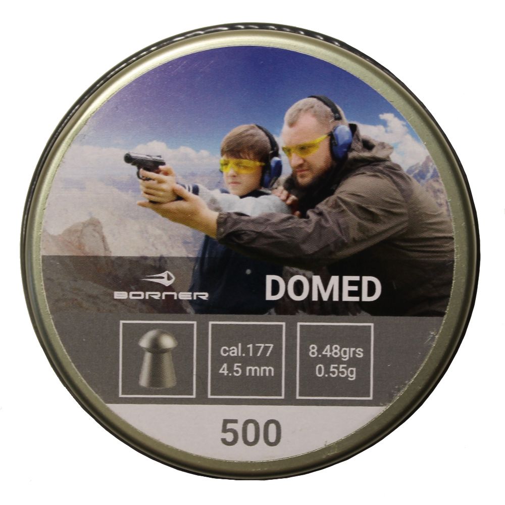 Пули Borner " Domed", кал. 4,5 (500 шт.) 0,55гр.